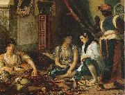 Eugene Delacroix The Women of Algiers oil painting artist
